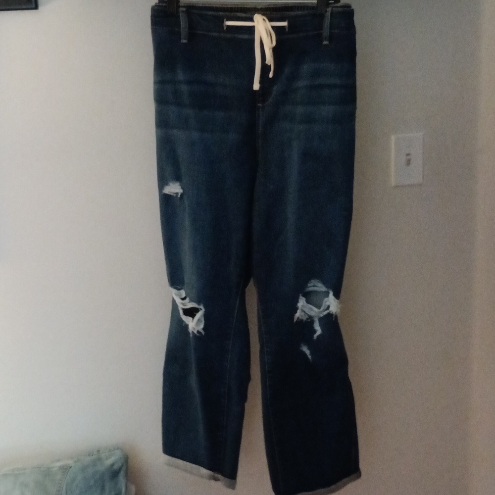 Distressed jeans
